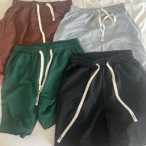NWOT 3-Pack Shorts Black, Green, Gray, Never Worn/Perfect for Travel